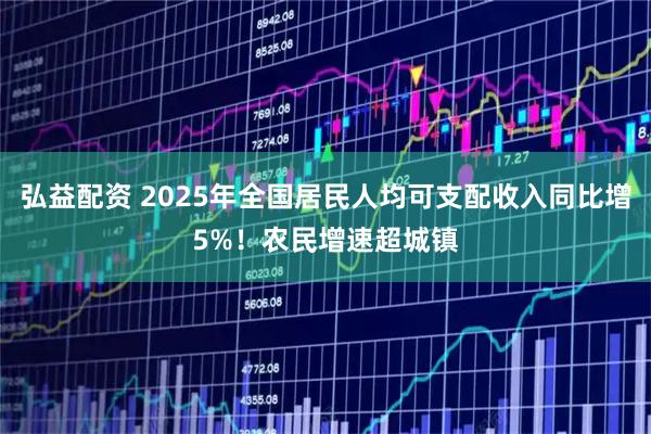 弘益配资 2025年全国居民人均可支配收入同比增5%！农民增速超城镇