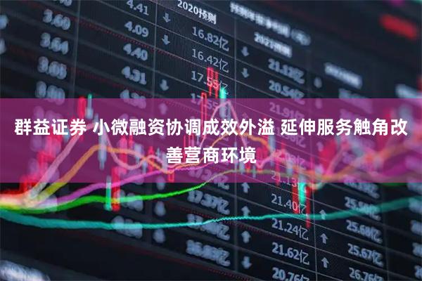 群益证券 小微融资协调成效外溢 延伸服务触角改善营商环境